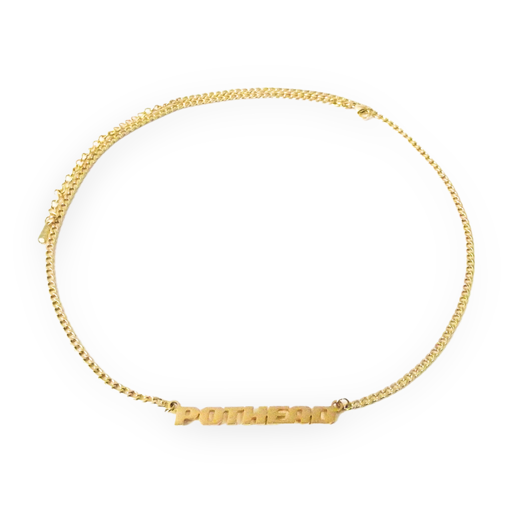 Gold Plated Stainless Steel 420 Necklace